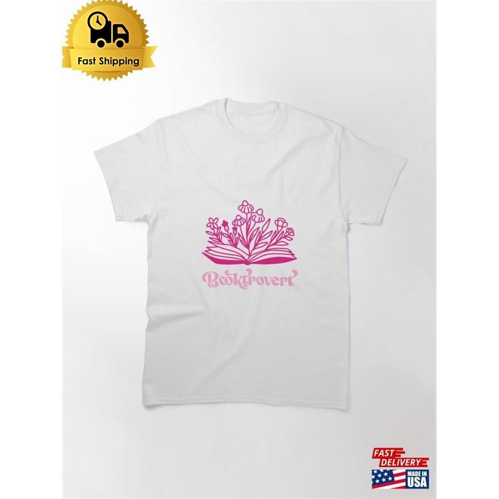 Booktrovert Pink Classic T-Shirt